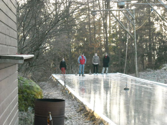 Eisstockschießen ban Bach - 