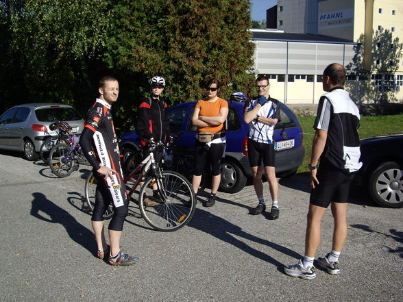 Radtour mit KollegenInnen, am 22.9.07 - 