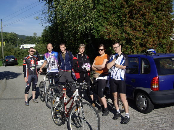 Radtour mit KollegenInnen, am 22.9.07 - 