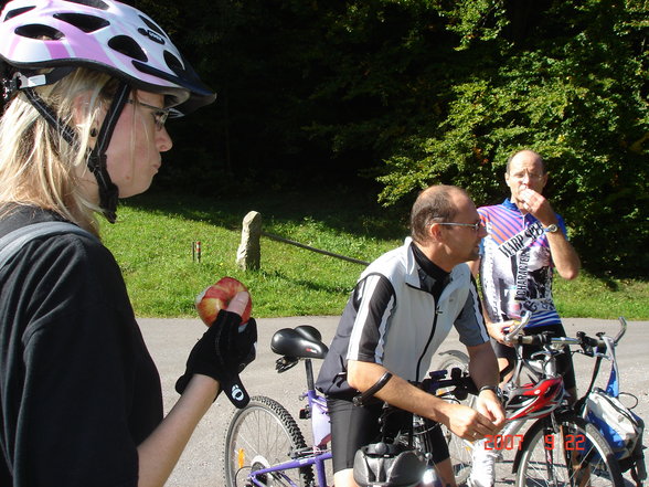 Radtour mit KollegenInnen, am 22.9.07 - 