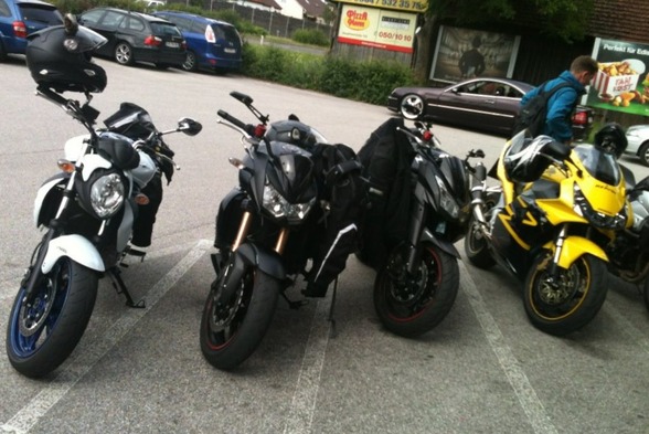 my Bike, friends and I - 