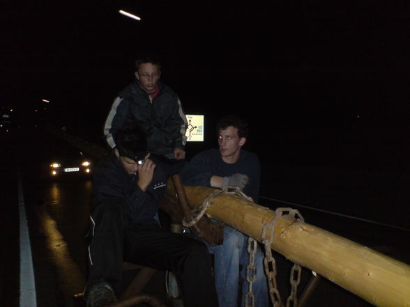 Maibaum stehlen in Gaspoltshofen - 