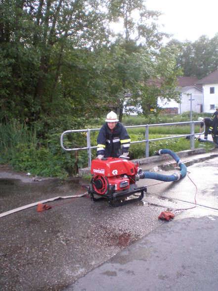 Feuerwehrübung für Nassbewerb - 