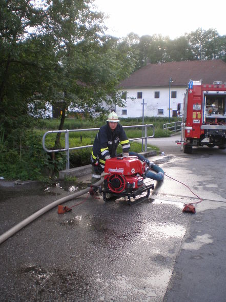 Feuerwehrübung für Nassbewerb - 