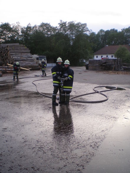 Feuerwehrübung für Nassbewerb - 