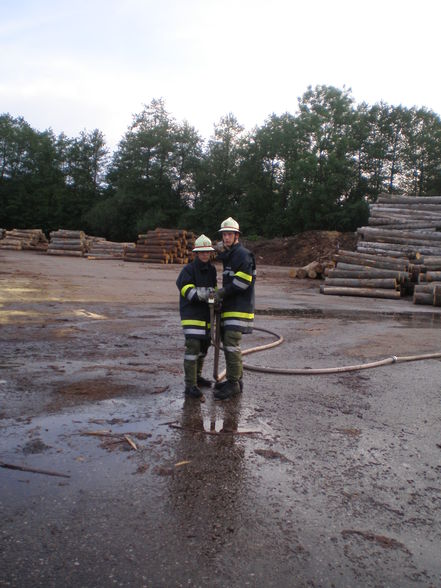 Feuerwehrübung für Nassbewerb - 