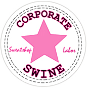 pinke und schwarze Converse - 