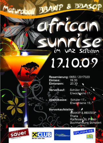 AFRICAN SUNRISE!  - 