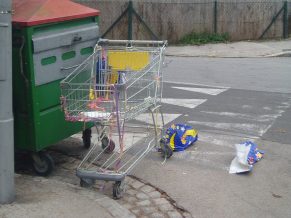 Mein Geburtstag-Einkaufswagen - 