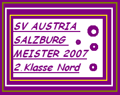 SV AUSTRIA SALZBURG MEISTER 2006/2007 - 