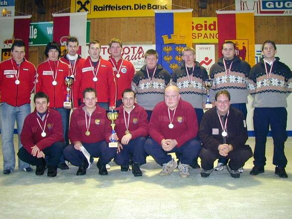 1 . Platz bei der ÖM U23 Stockschie - 