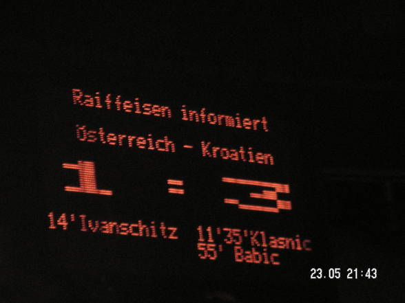 kroatien vs österreich am 23.05.06 - 