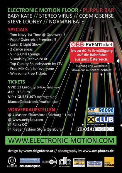 °ELECTRONIC MOTION - FLYER GALLERY° - 