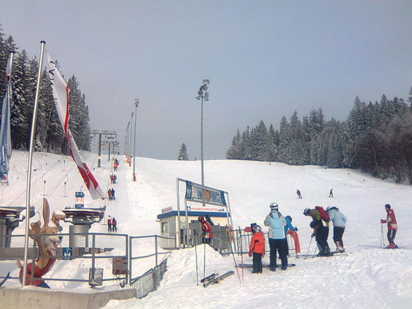 Skifahren am Hochficht 25. Jänner 2010 - 