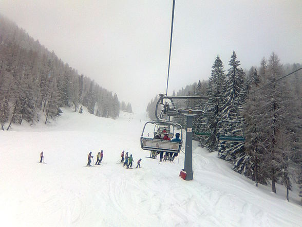 Skifahren auf Wurzeralm 6 Februar 2010 - 