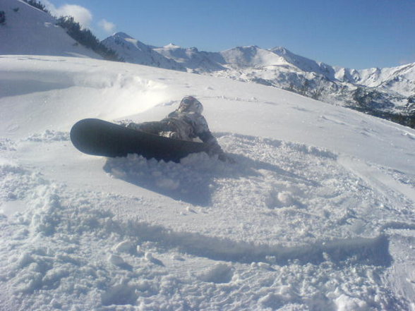 Snowboarden auf da Planneralm - 