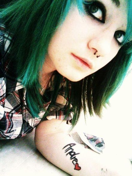 I love my green hair :D - 