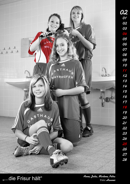 Jung-Kickerinnen-Kalender 2007 - 