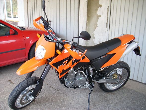 mein bike KTM LC4   Umbaun - 