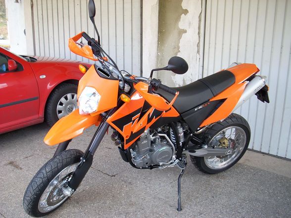 mein bike KTM LC4   Umbaun - 