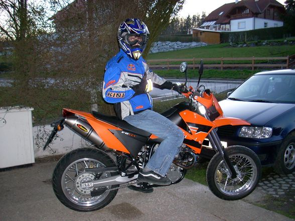 mein bike KTM LC4   Umbaun - 