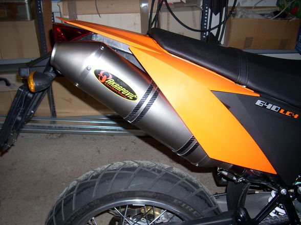 mein bike KTM LC4   Umbaun - 