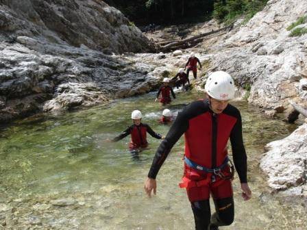 Canyoning und Rafting 22.+23.07.2006 - 