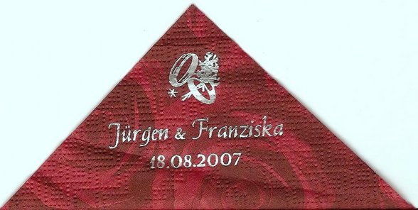 Hochzeit von Jürgen und Franziska - 