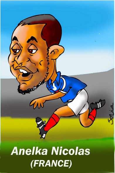 Fussball ,,Cartoon" - 