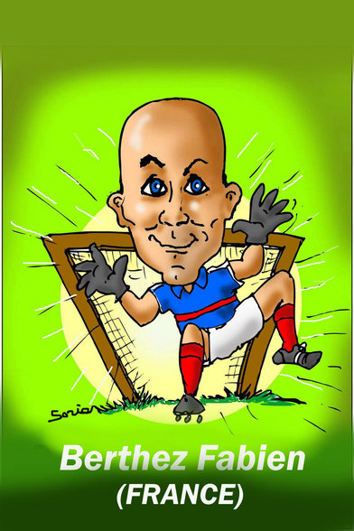 Fussball ,,Cartoon" - 