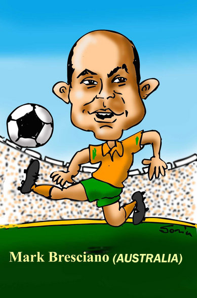 Fussball ,,Cartoon" - 