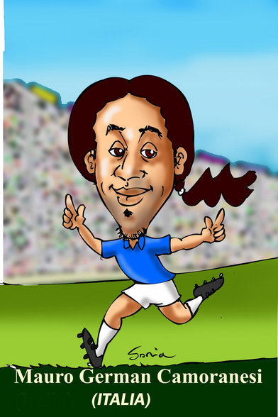 Fussball ,,Cartoon" - 