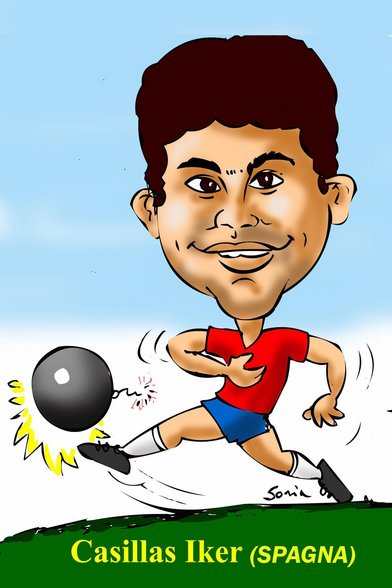 Fussball ,,Cartoon" - 