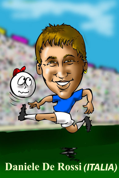 Fussball ,,Cartoon" - 