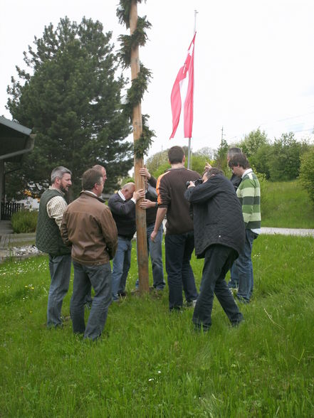 Maibaumaufstellen 2008 - 