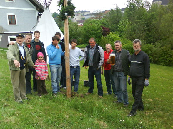 Maibaumaufstellen 2009 - 