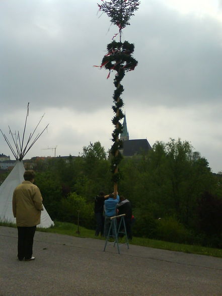 Maibaumaufstellen 2009 - 