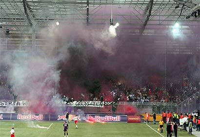 austria salzburg und Hooligans - 