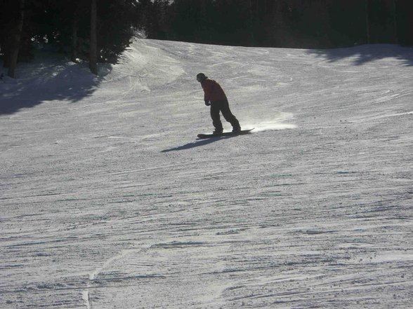 Training und Skifahren - 