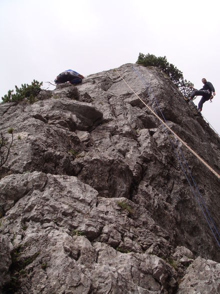 Klettern Hopfbürglhütte 2008 - 