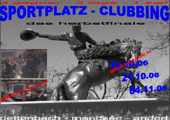 Fussballplatz-Clubbing - 