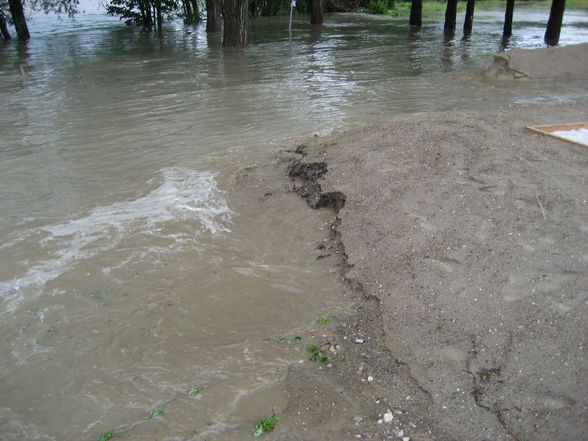 Hochwasser Ennsdorf Beach - 