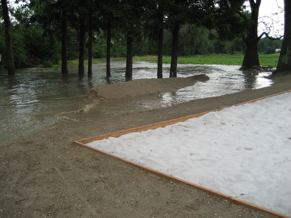 Hochwasser Ennsdorf Beach - 