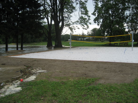 Hochwasser Ennsdorf Beach - 