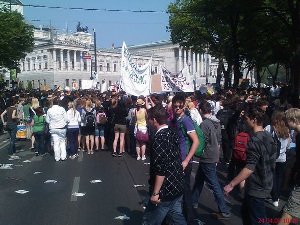 Schulstreik Wien am 24.4.2009 - 