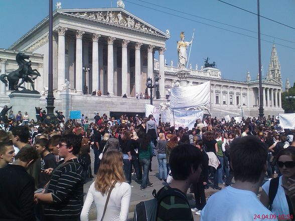 Schulstreik Wien am 24.4.2009 - 