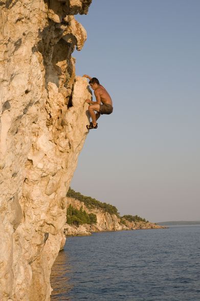 climing in croatia - 