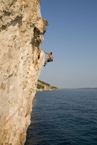 climing in croatia - 