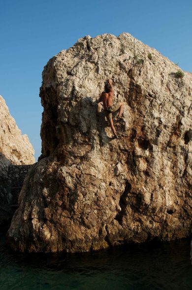 climing in croatia - 