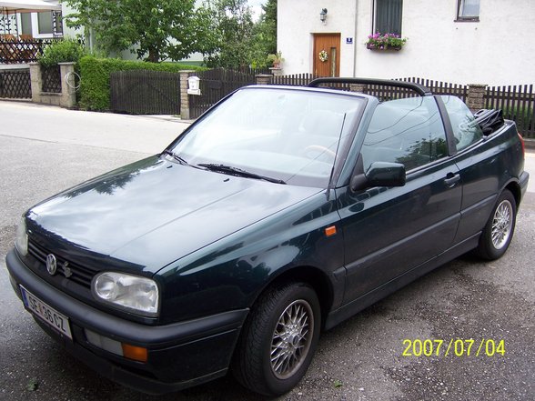 3er Golf Cabrio *Mein altes Auto* - 